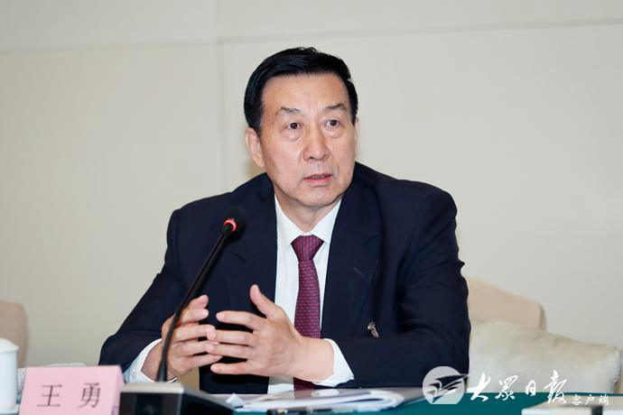 山东代表团举行全体会议审议政府工作报告 王勇出席并发言 刘家义主持 李干杰出席